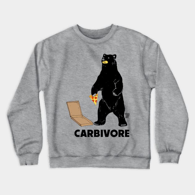 carbivore Crewneck Sweatshirt by toddgoldmanart